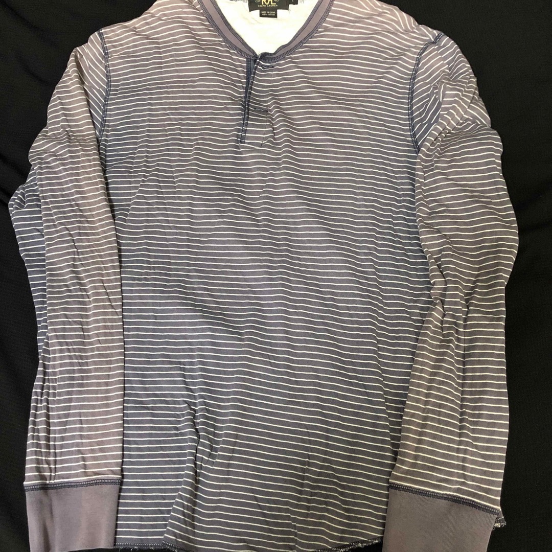 RRL(ダブルアールエル)のRRL ダブルアールエル　ラルフローレン ボーダー ロンT カットソー L メンズのトップス(Tシャツ/カットソー(七分/長袖))の商品写真