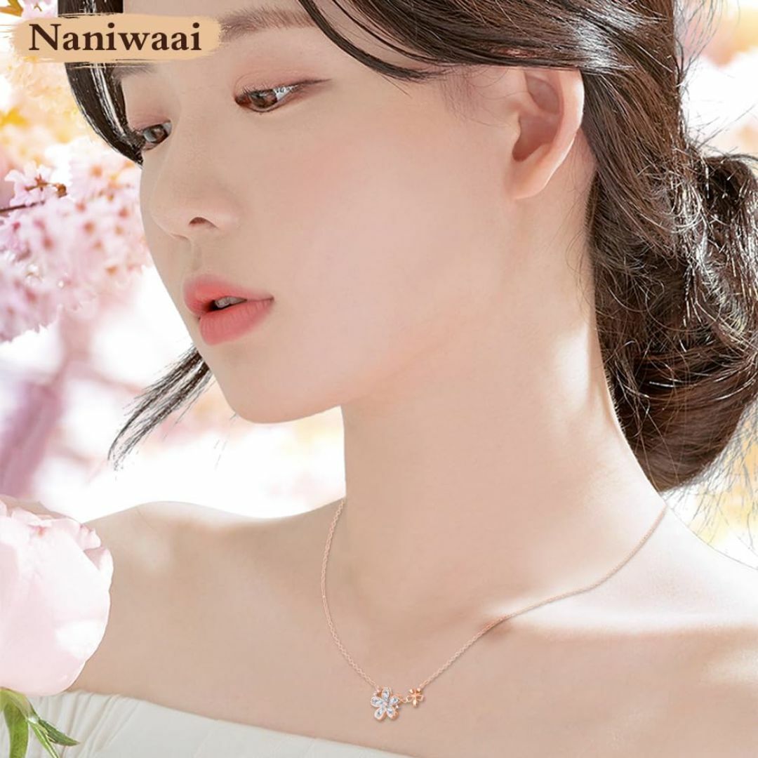 【色: rosepink】[Naniwaai] ネックレス レディース 上質ジル レディースのアクセサリー(その他)の商品写真