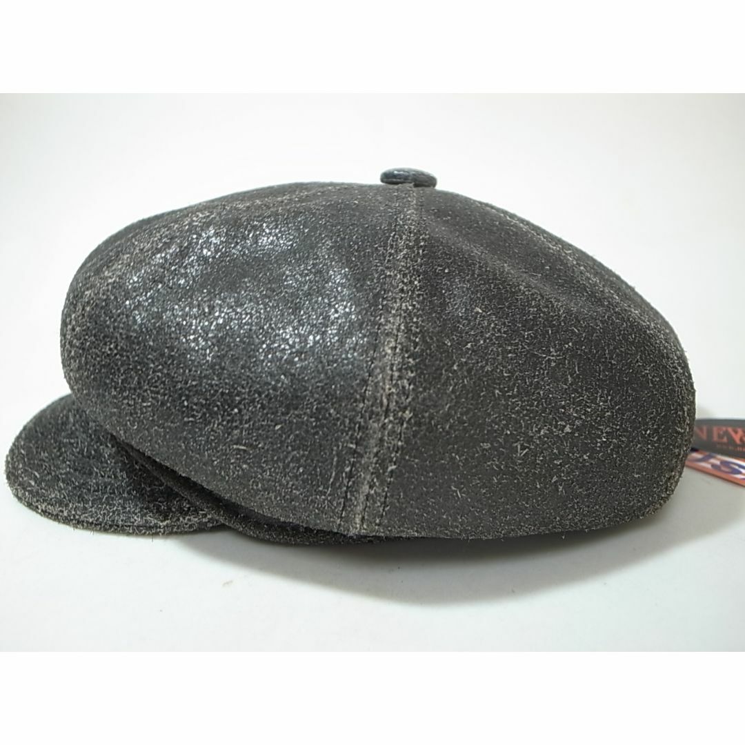 NEW YORK HAT(ニューヨークハット)のUSA製ニューヨークハットAntique Spitfire黒L新品ビンテージ加工 メンズの帽子(キャスケット)の商品写真