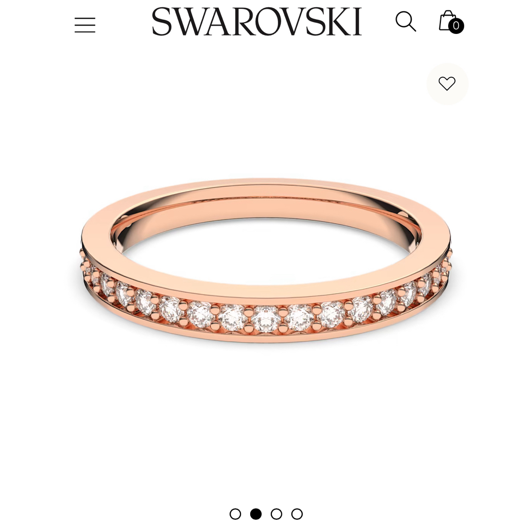 SWAROVSKI(スワロフスキー)のスワロフスキー　rareリング レディースのアクセサリー(リング(指輪))の商品写真