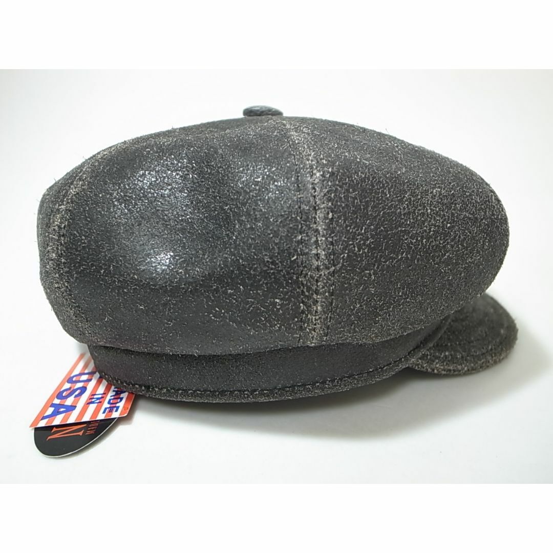 NEW YORK HAT(ニューヨークハット)のUSA製ニューヨークハットAntique Spitfire黒M新品ビンテージ加工 メンズの帽子(キャスケット)の商品写真