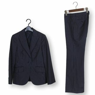 スーツカンパニー(THE SUIT COMPANY)の08【極美品】ザスーツカンパニー シー パンツスーツ 上40下38 REDA 紺(スーツ)