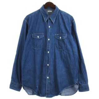 フィグベル(PHIGVEL)のフィグベル PHIGVEL 24SS 6oz デニムシャツ 長袖 インディゴ 2(シャツ)