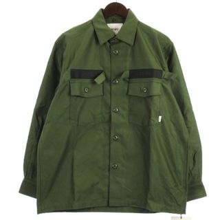 ダブルタップス WTAPS タグ付き 24SS シャツ ジャケット カーキ 1(カバーオール)