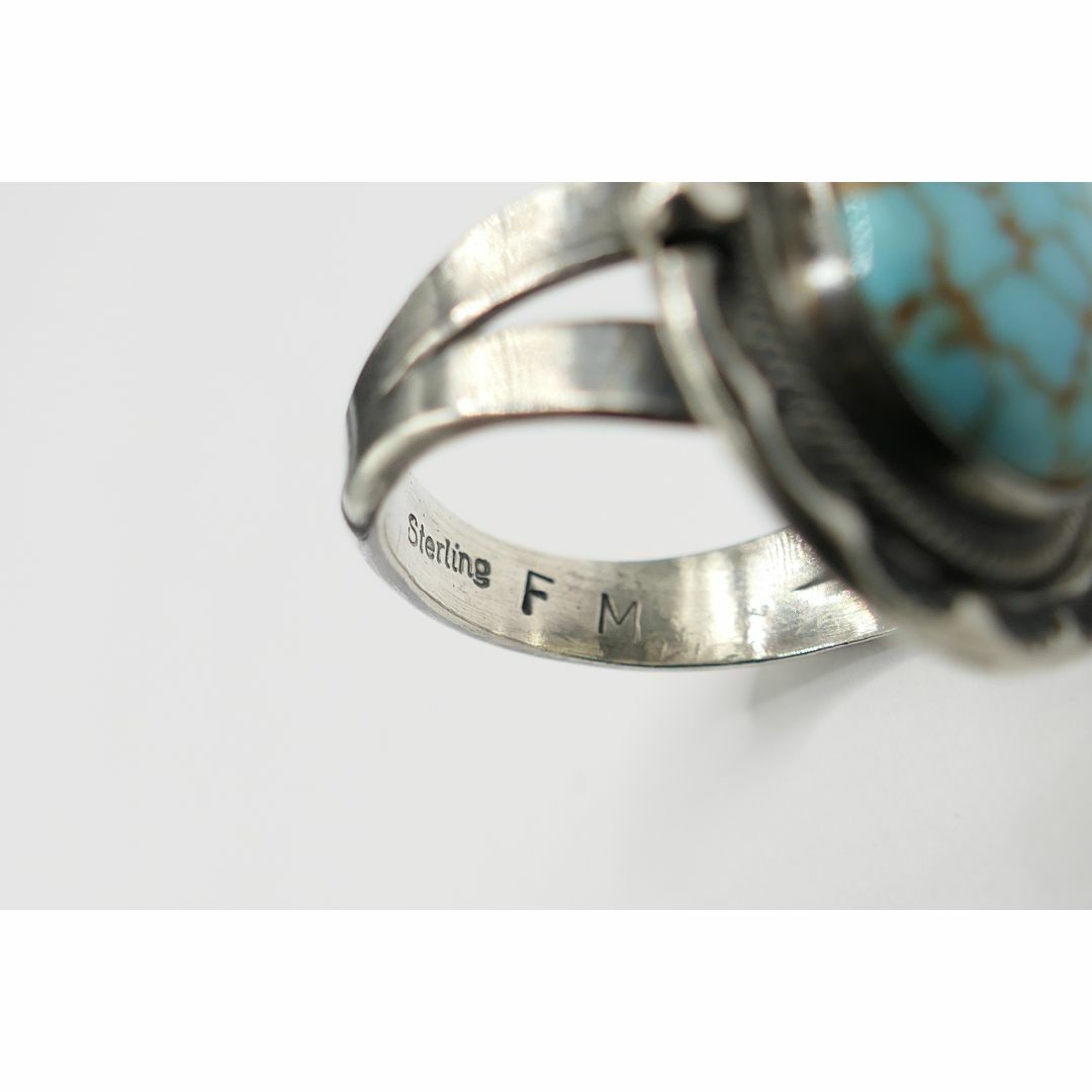 未使用　15号　ナバホ　Fred Maloney　ターコイズ　リング　指輪 メンズのアクセサリー(リング(指輪))の商品写真