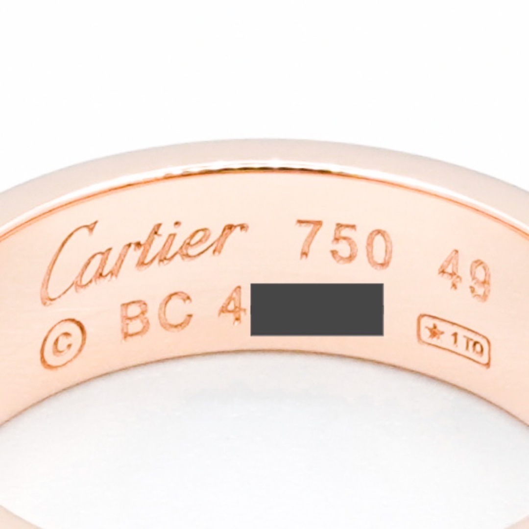 Cartier(カルティエ)の【仕上済】カルティエ ラブリング 9号 PG ダイヤ 9 49 K18PG レディース リング・指輪 CARTIER レディースのアクセサリー(リング(指輪))の商品写真