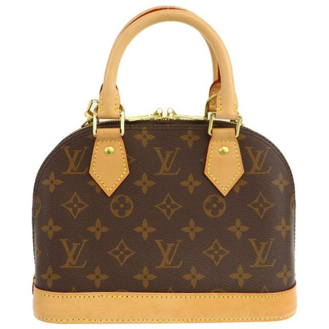 LOUIS VUITTON(ルイヴィトン)のルイヴィトン 2WAY ハンドバッグ アルマBB M53152 中古 モノグラム レザー LOUIS VUITTON 【中古】| 手提げカバン 肩掛け 斜め掛け ブランド 茶色 バック ルイビトン レディース ファッション 女性 LV ABランク レディースのバッグ(ハンドバッグ)の商品写真