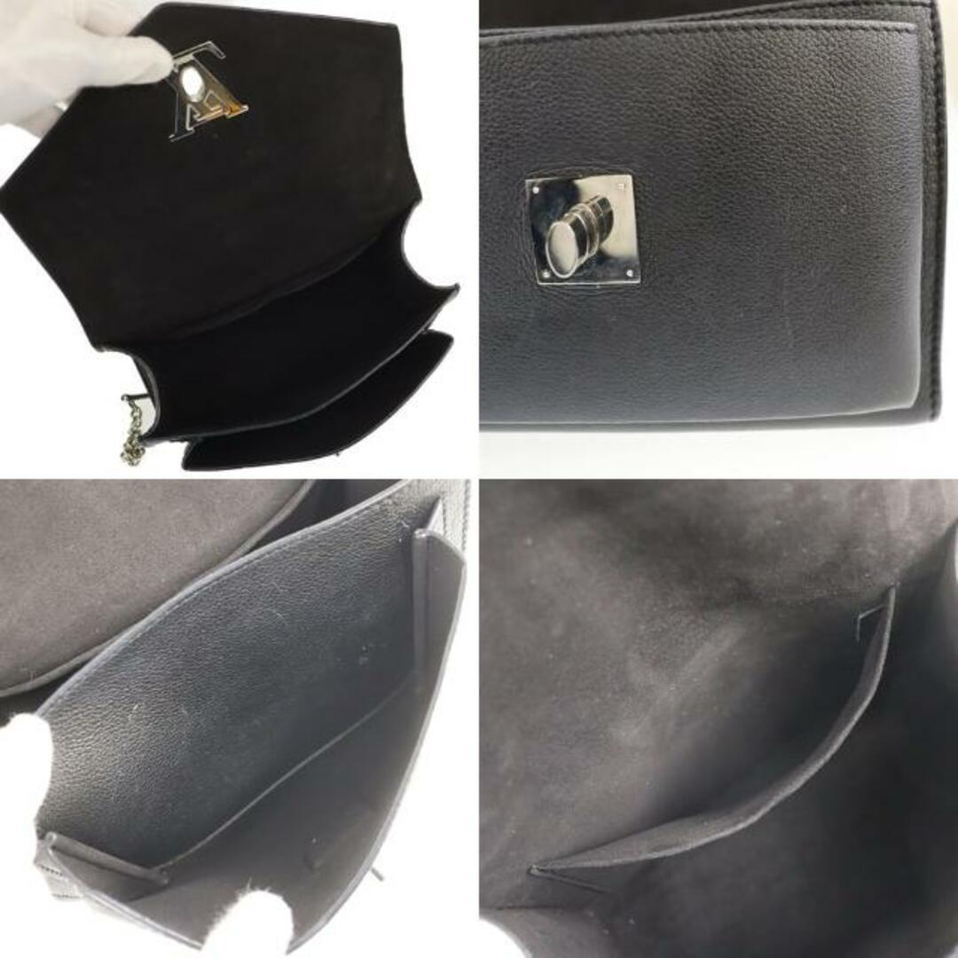 LOUIS VUITTON(ルイヴィトン)のルイヴィトン ショルダーバッグ マイロックミー M51418 中古 ノアール グレインカーフレザー LOUIS VUITTON 【中古】 | 斜め掛けバック 肩掛け ブランド ユニセックス LVロゴ ファッション シンプル 黒 ランクB レディースのバッグ(ショルダーバッグ)の商品写真