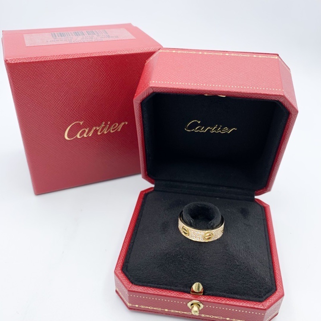 Cartier(カルティエ)の【仕上済】カルティエ ラブリング 18号 YG ダイヤ 18 58 K18YG メンズ リング・指輪 CARTIER メンズのアクセサリー(リング(指輪))の商品写真