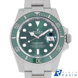 ロレックス(ROLEX)のロレックス サブマリーナ デイト 116610LV グリーン ランダム番 メンズ 中古 腕時計(腕時計(アナログ))