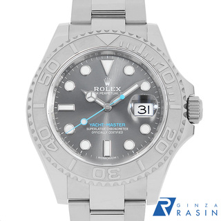 ロレックス(ROLEX)のロレックス ヨットマスター ロレジウム 116622 スレート (ダークロジウム/グレー) ランダム番 メンズ 中古 腕時計(腕時計(アナログ))