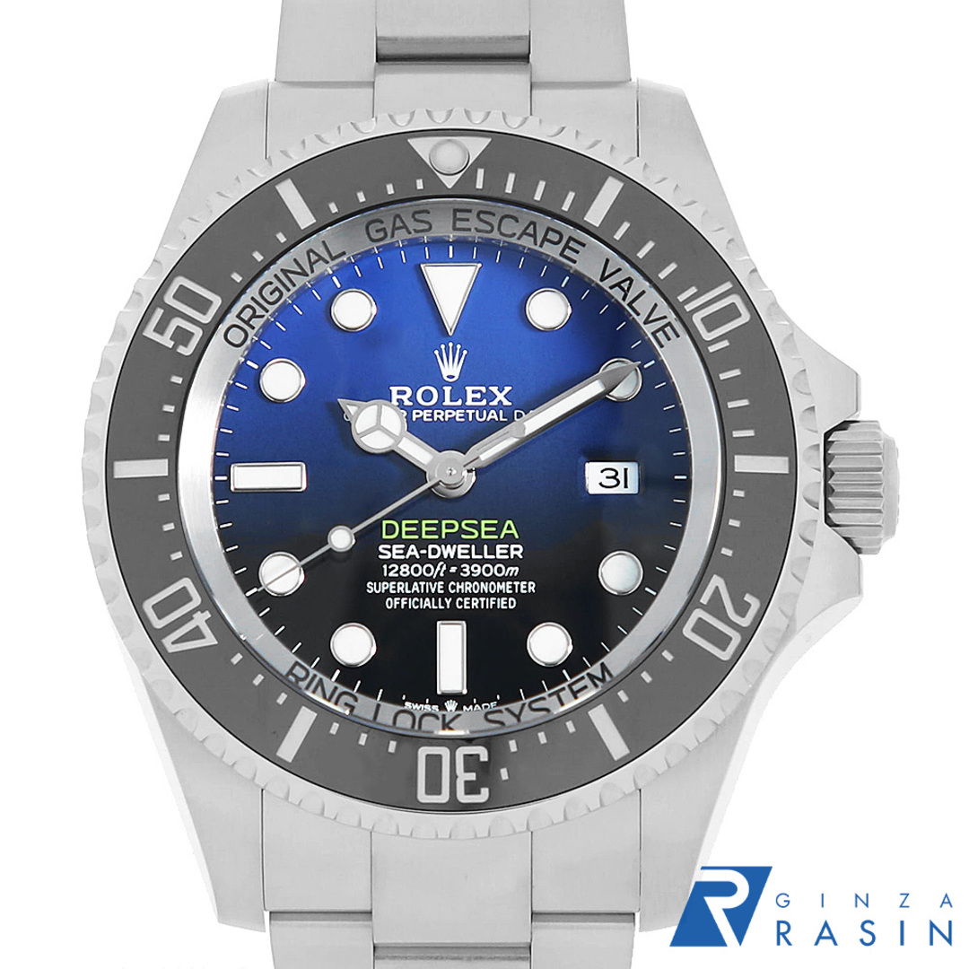 ROLEX(ロレックス)のロレックス ディープシー Dブルー 126660 ブルー ランダム番 メンズ 中古 腕時計 メンズの時計(腕時計(アナログ))の商品写真