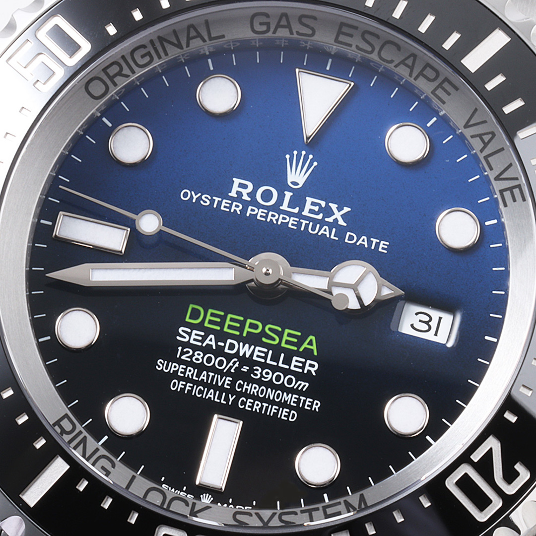 ROLEX(ロレックス)のロレックス ディープシー Dブルー 126660 ブルー ランダム番 メンズ 中古 腕時計 メンズの時計(腕時計(アナログ))の商品写真