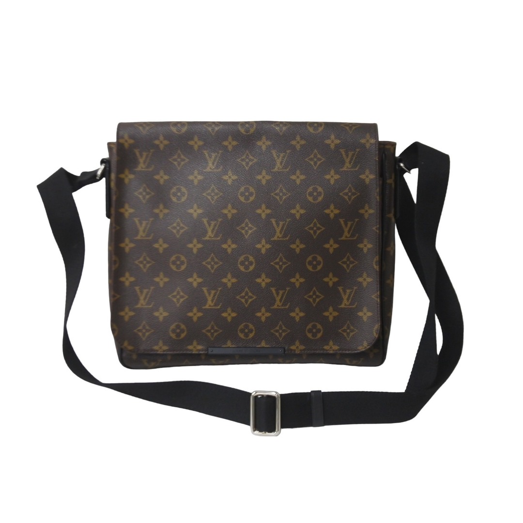 LOUIS VUITTON(ルイヴィトン)の極美品 LOUIS VUITTON ルイ ヴィトン ディストリクトMM ショルダーバッグ モノグラムマカサー M40934 ブラウン ブラック 中古 62868 レディースのバッグ(ハンドバッグ)の商品写真