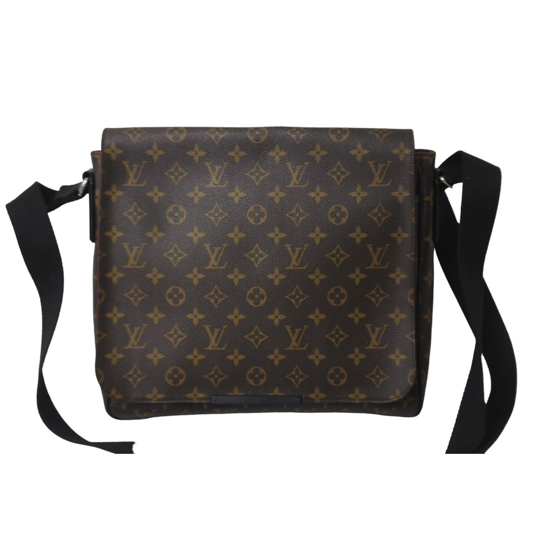 LOUIS VUITTON(ルイヴィトン)の極美品 LOUIS VUITTON ルイ ヴィトン ディストリクトMM ショルダーバッグ モノグラムマカサー M40934 ブラウン ブラック 中古 62868 レディースのバッグ(ハンドバッグ)の商品写真