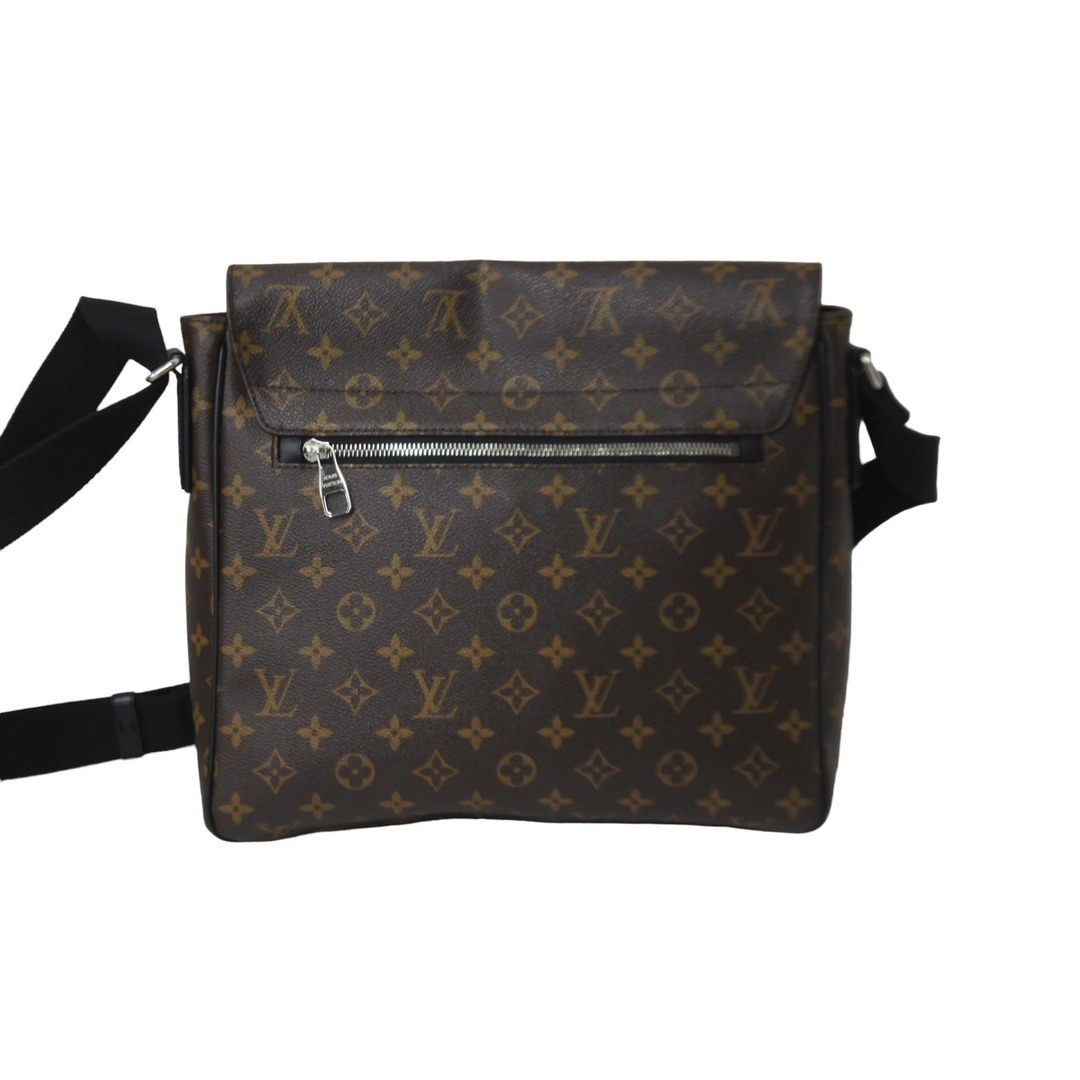 LOUIS VUITTON(ルイヴィトン)の極美品 LOUIS VUITTON ルイ ヴィトン ディストリクトMM ショルダーバッグ モノグラムマカサー M40934 ブラウン ブラック 中古 62868 レディースのバッグ(ハンドバッグ)の商品写真