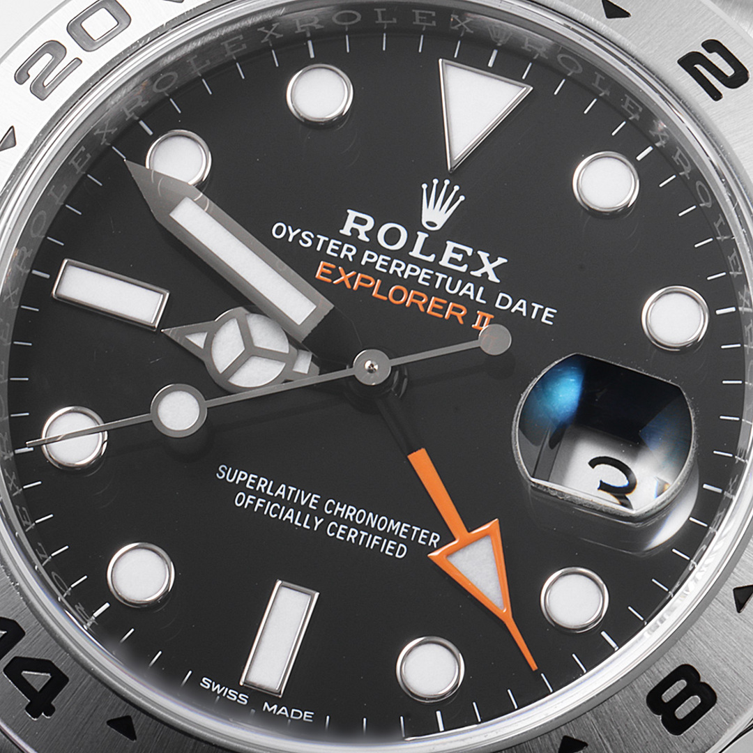 ROLEX(ロレックス)のロレックス エクスプローラーII 216570 ブラック ランダム番 メンズ 中古 腕時計 メンズの時計(腕時計(アナログ))の商品写真