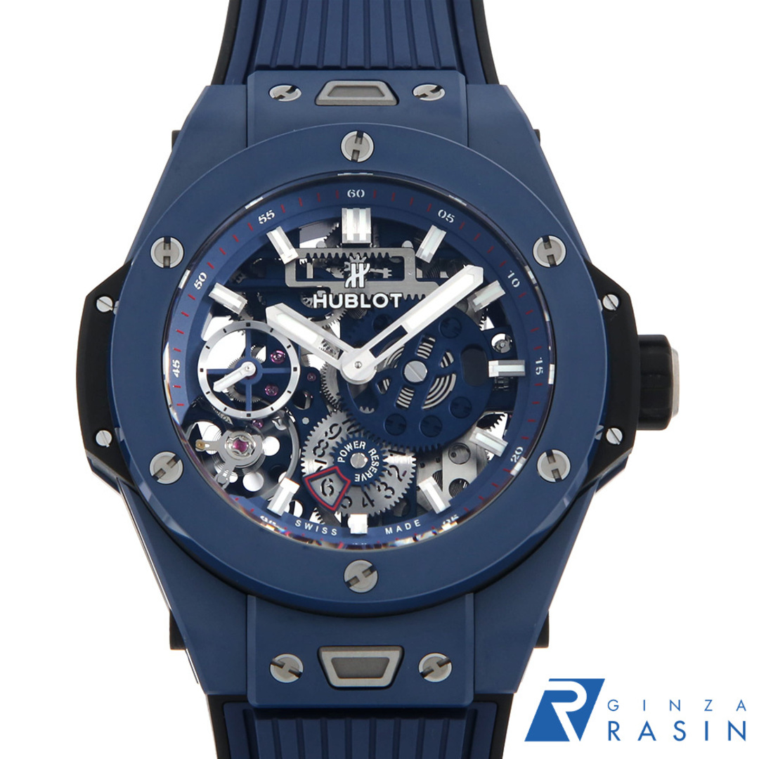 HUBLOT(ウブロ)のウブロ ビッグバン メカ10 ブルーセラミック 414.EX.5123.RX メンズ 中古 腕時計 メンズの時計(腕時計(アナログ))の商品写真