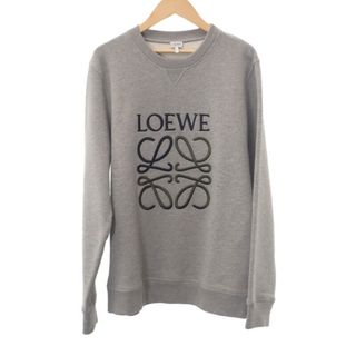 LOEWE - 【中古】【Aランク】LOEWE ロエベ アナグラム スウェットシャツ トップス H526341XA1 コットン グレー メンズ Mサイズ【ISEYA】