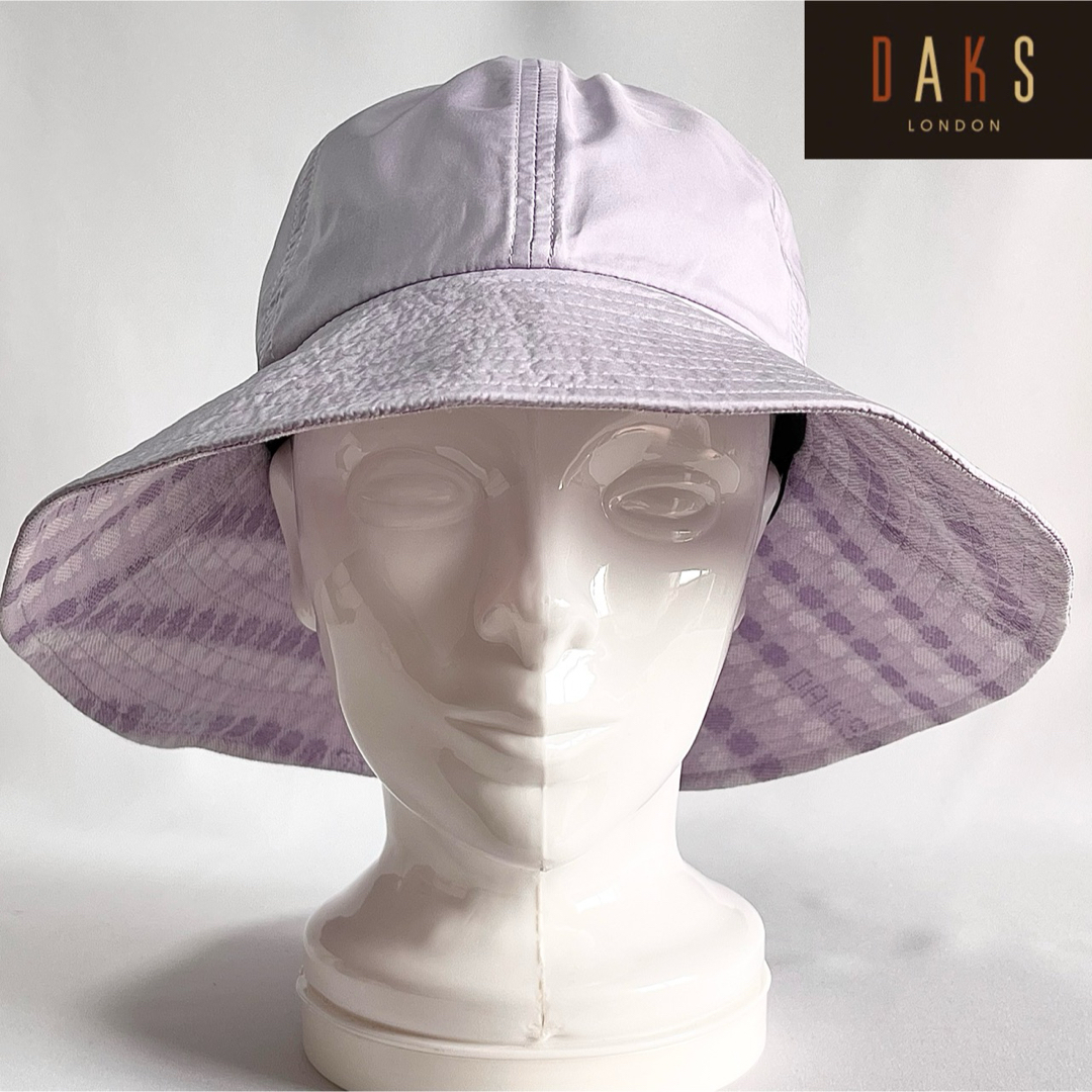 DAKS - 【新品】英国王室御用達DAKS日本製 超軽量!ワイドブリム DAKS - 【新品】英国王室御用達DAKS日本製 超軽量!ワイドブリム