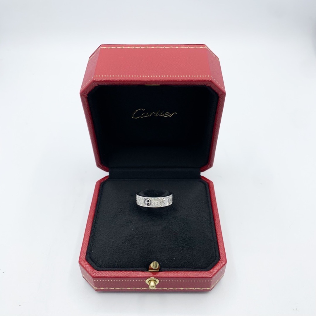 Cartier(カルティエ)の【仕上済】カルティエ ラブリング 12号 Pt ダイヤ 12 52 プラチナ レディース リング・指輪 CARTIER レディースのアクセサリー(リング(指輪))の商品写真