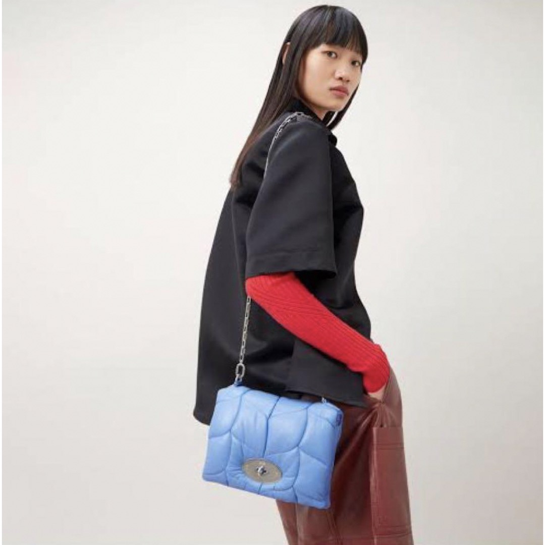 Mulberry(マルベリー)の【新品】Mulberry ソフティ チェーンショルダーバッグ ブルー レディースのバッグ(ショルダーバッグ)の商品写真