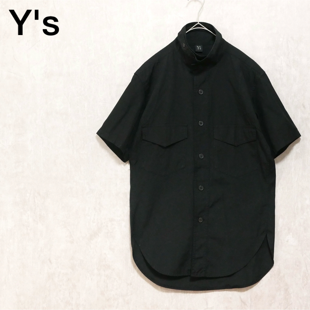 Y's(ワイズ)のY's 環縫いハイネック半袖シャツ レディースのトップス(シャツ/ブラウス(半袖/袖なし))の商品写真