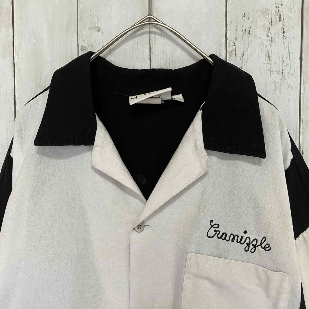 クルージン 半袖ボーリングシャツ開襟ワンポイント刺繍ロゴバックプリントZ1181 メンズのトップス(シャツ)の商品写真