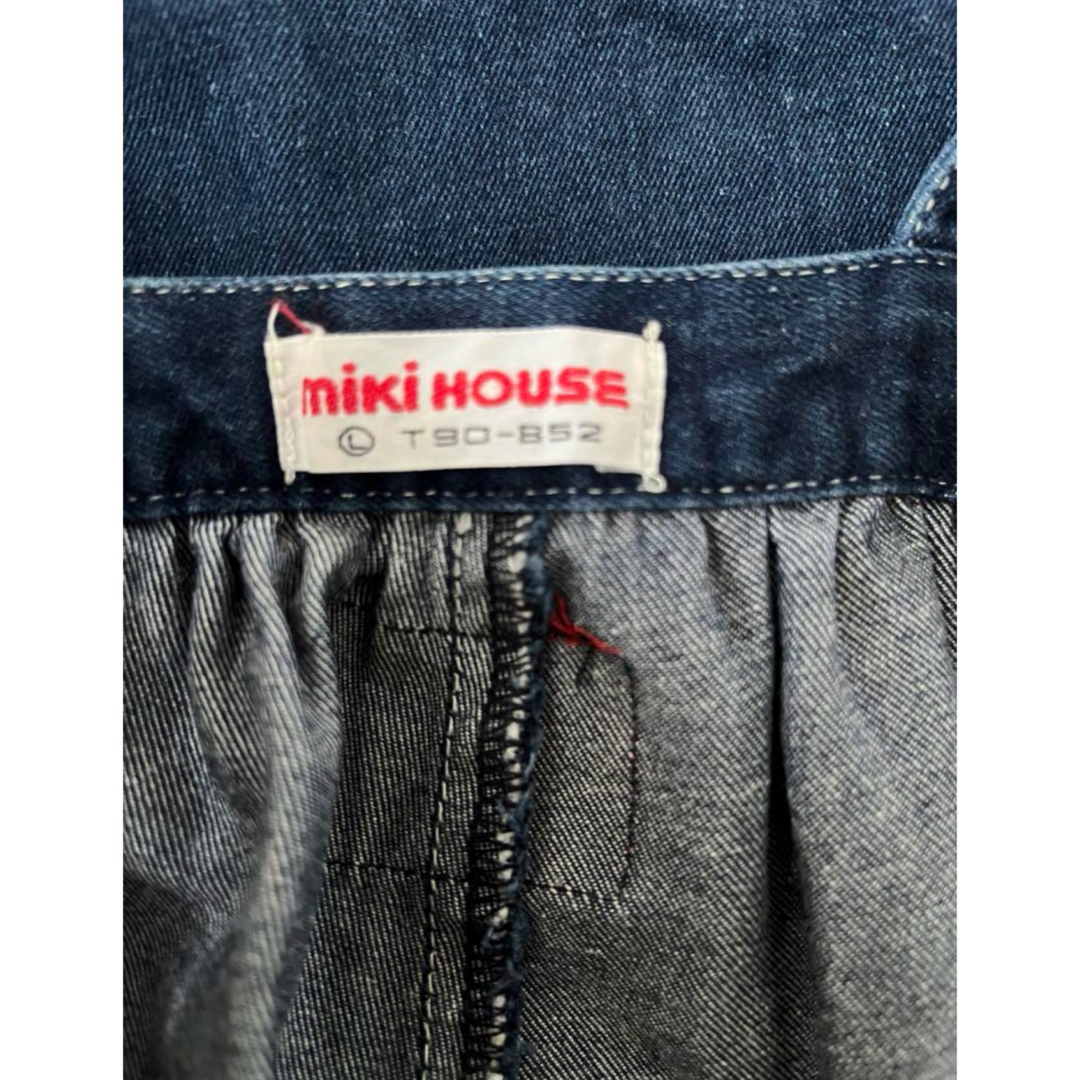 mikihouse(ミキハウス)のMIKIHOUSE ミキハウス オーバーオール 90 キッズ/ベビー/マタニティのキッズ服男の子用(90cm~)(パンツ/スパッツ)の商品写真