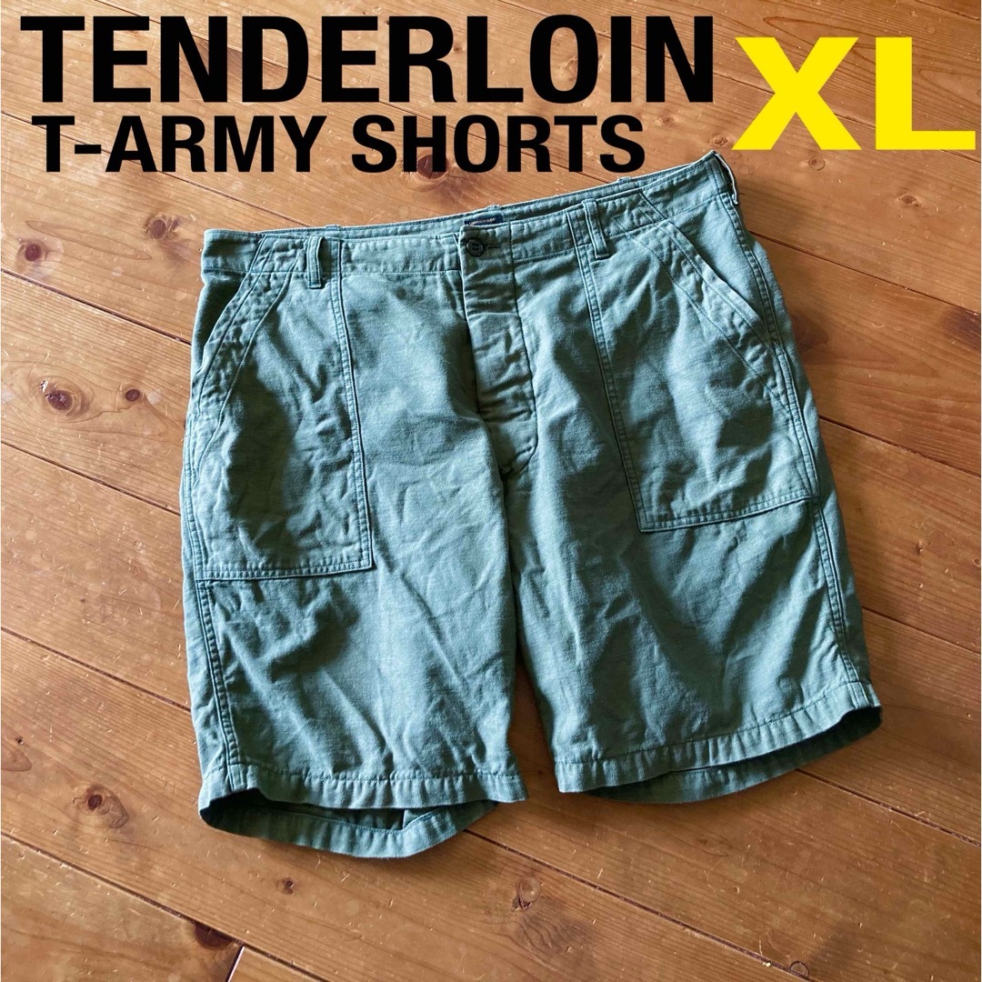 TENDERLOIN(テンダーロイン)のTENDERLOIN  ARMY SHORTS  XL  テンダーロイン メンズのパンツ(ショートパンツ)の商品写真