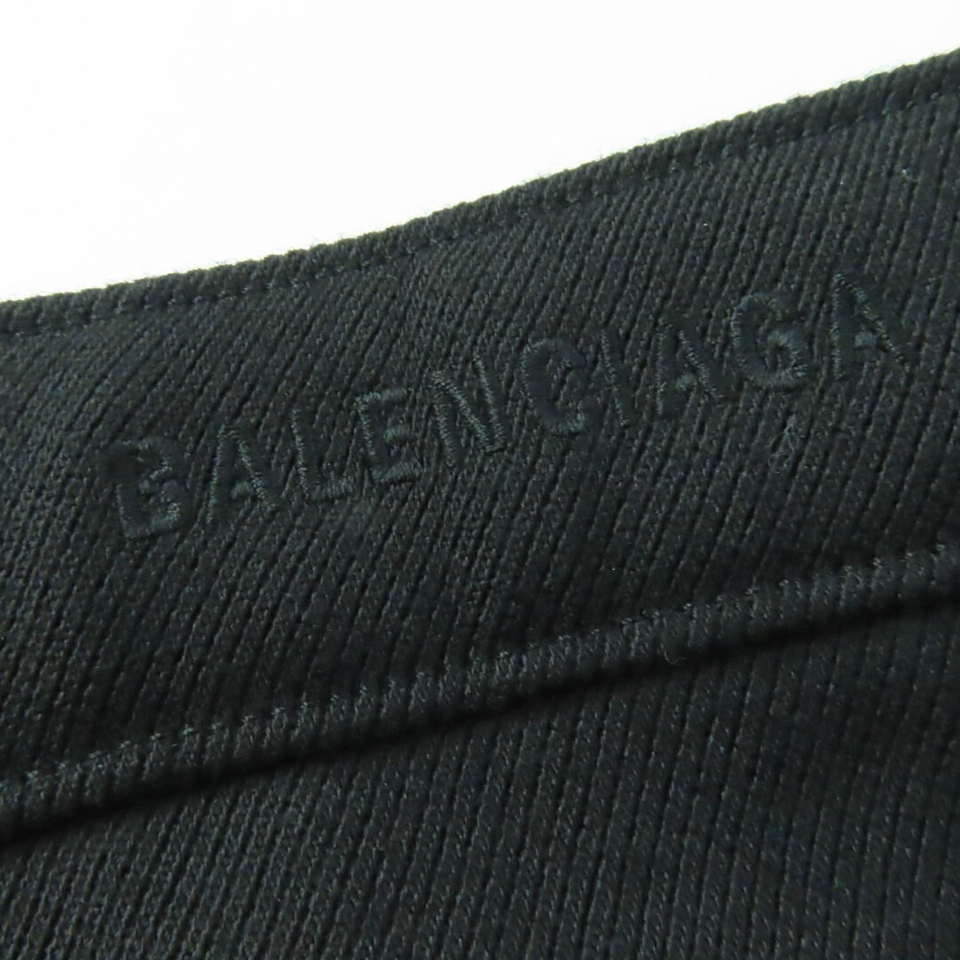 Balenciaga(バレンシアガ)の未使用品☆BALENCIAGA バレンシアガ 20AW 626564 フロント比翼 ロング丈 タイトスカート ブラック 36 イタリア製 正規品 レディース レディースのスカート(ひざ丈スカート)の商品写真