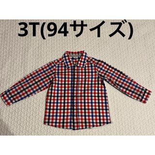 プチバトー(PETIT BATEAU)の値下げ　プチバトー　長袖チェックシャツ(ブラウス)