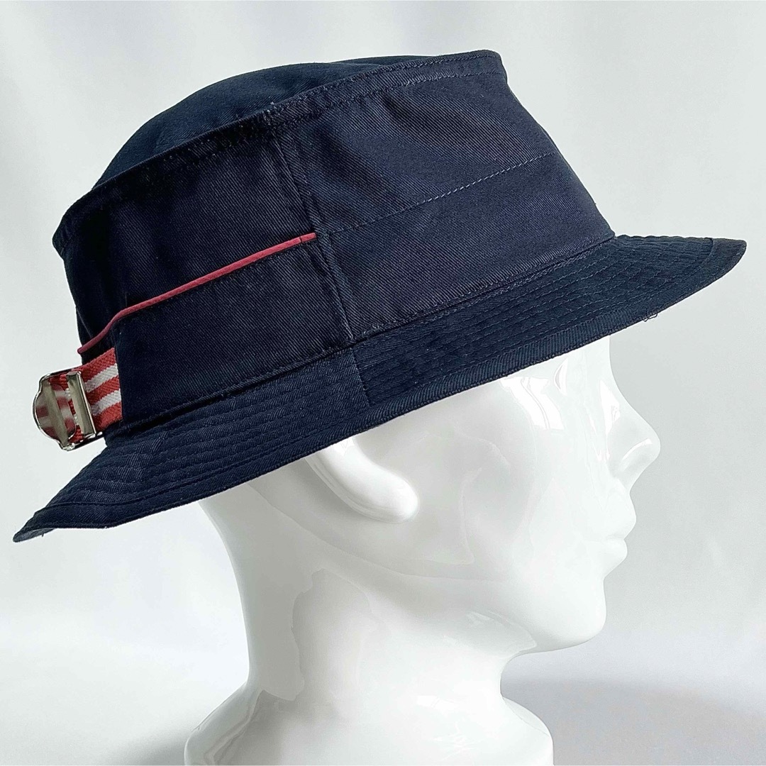 TOMMY HILFIGER(トミーヒルフィガー)の【新品レア】TOMMY HILFIGER日本製ロゴ刺繍  BIGストラップハット メンズの帽子(ハット)の商品写真