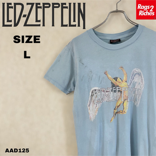 ミュージックティー(MUSIC TEE)のレッド・ツェッペリン LED ZEPPELIN Tシャツ バンドT(Tシャツ/カットソー(半袖/袖なし))