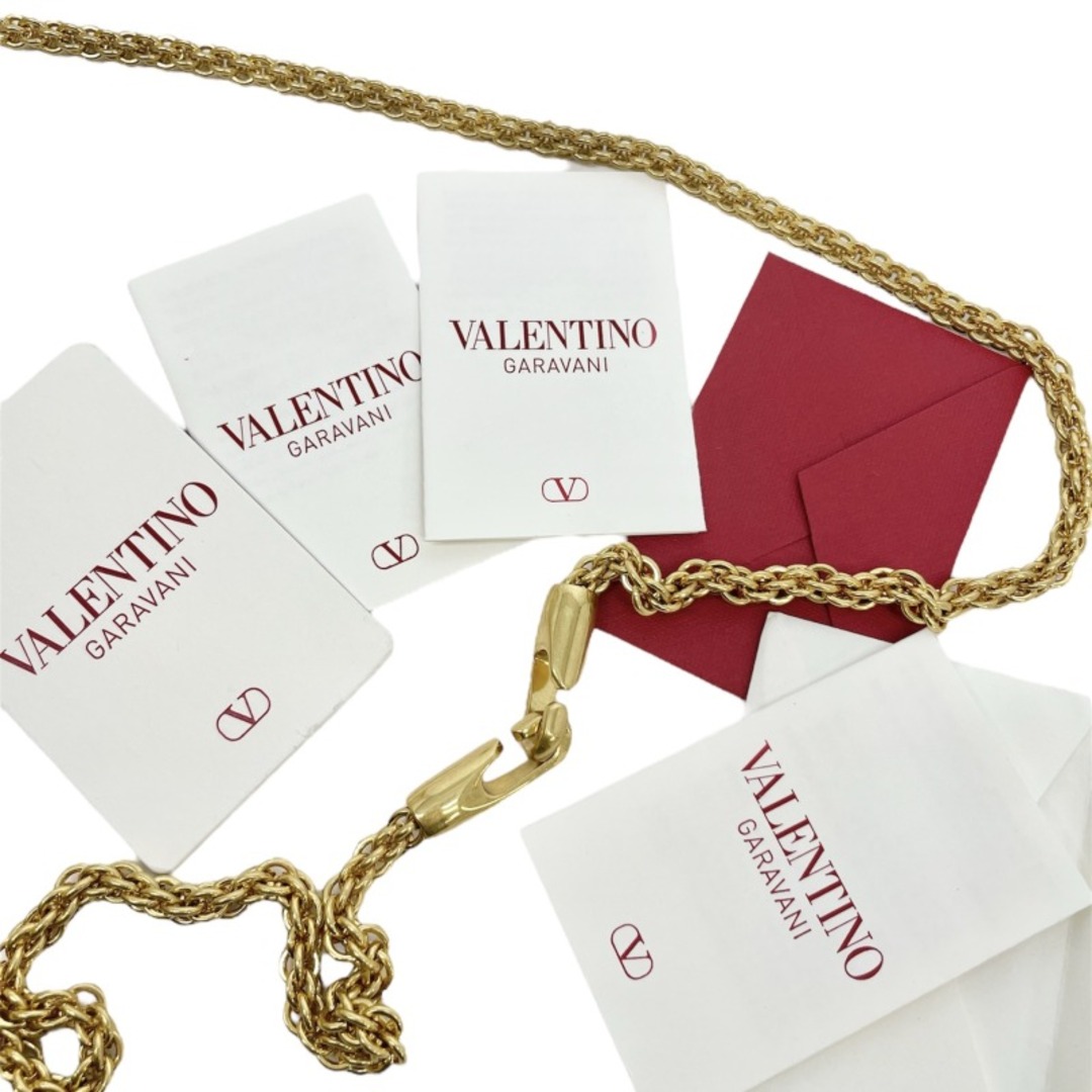 VALENTINO(ヴァレンティノ)のヴァレンティノ VALENTINO ワンスタッズ バッグ ショルダーバッグ ナッパレザー アイボリー ゴールド金具 チェーンバッグ レディースのバッグ(ショルダーバッグ)の商品写真