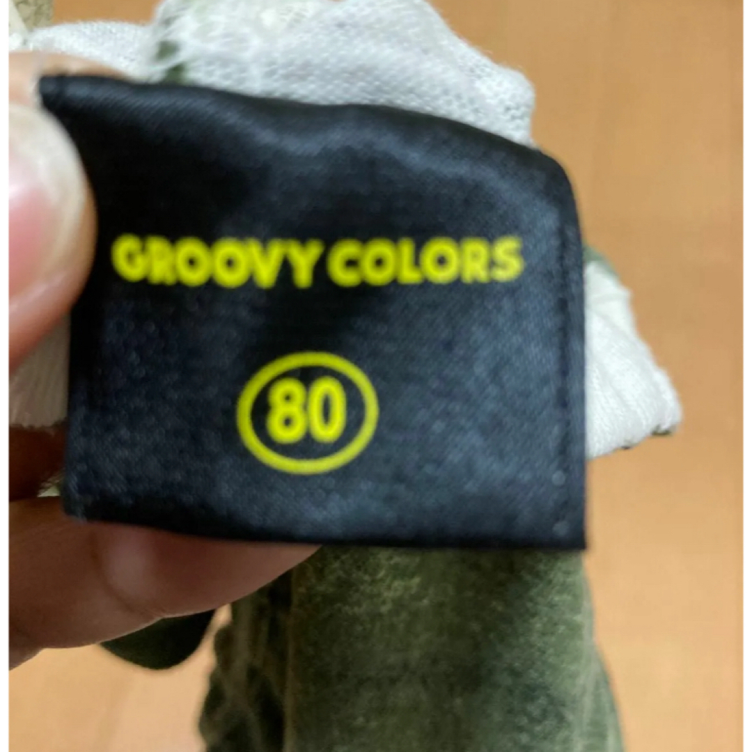 Groovy Colors(グルービーカラーズ)のダメージ加工風スパッツ キッズ/ベビー/マタニティのベビー服(~85cm)(パンツ)の商品写真