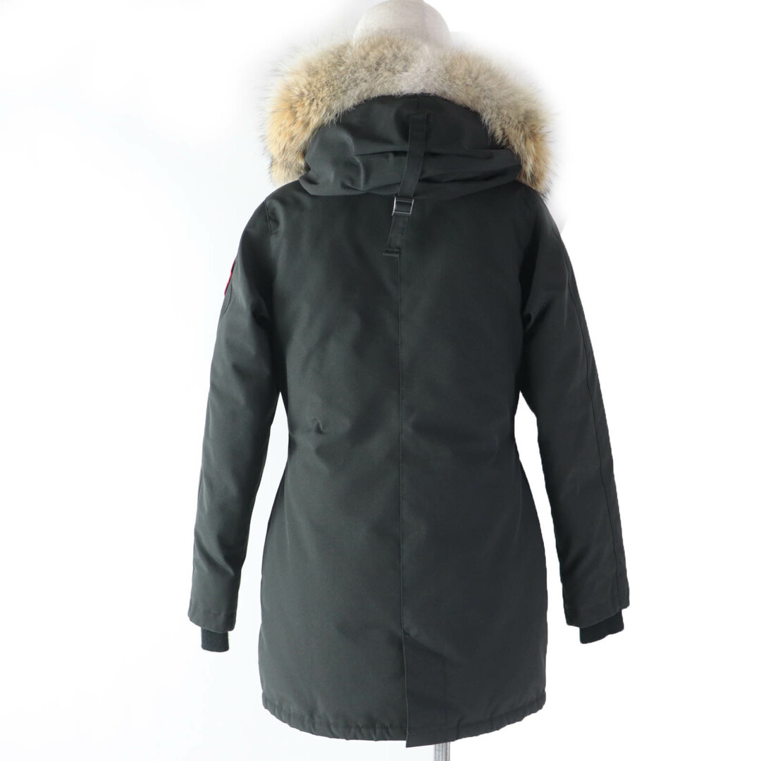 CANADA GOOSE(カナダグース)の良品☆CANADA GOOSE カナダグース 3037LA VICTORIA PARKA ヴィクトリアパーカー ファー・フード付 ダウンコート ブラック S 正規品 レディース レディースのジャケット/アウター(ダウンコート)の商品写真