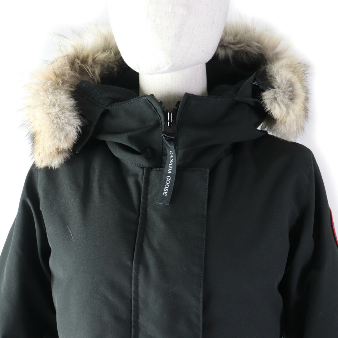 CANADA GOOSE(カナダグース)の良品☆CANADA GOOSE カナダグース 3037LA VICTORIA PARKA ヴィクトリアパーカー ファー・フード付 ダウンコート ブラック S 正規品 レディース レディースのジャケット/アウター(ダウンコート)の商品写真