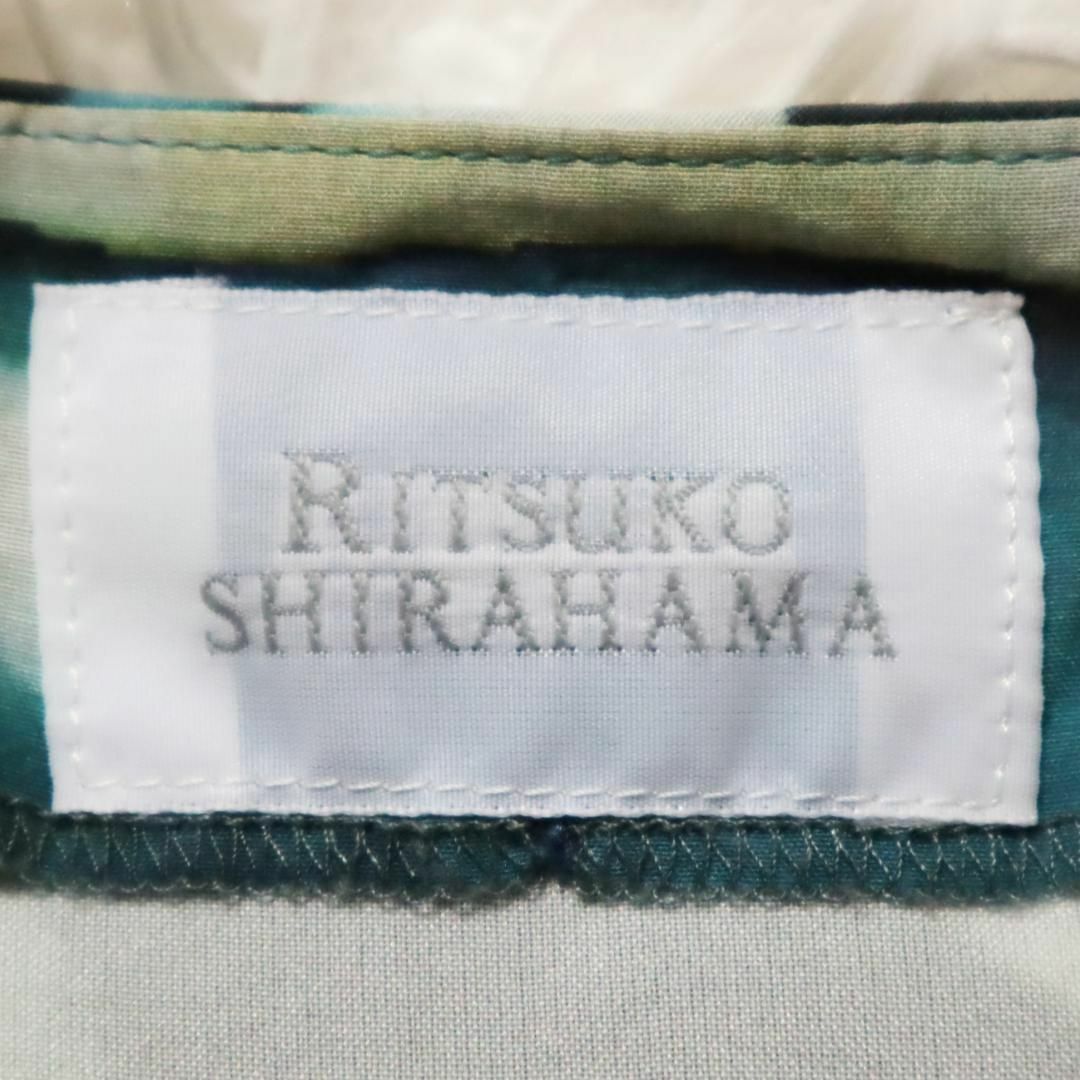 RITSUKO SHIRAHAMA(リツコシラハマ)のRITSUKO SHIRAHAMA シアー素材 ワンピース 総柄 シルク混 レディースのワンピース(ひざ丈ワンピース)の商品写真