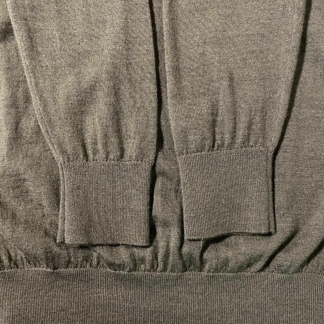 VINTAGE(ヴィンテージ)のアメリカ古着　メリノウール　ニット　セーター　カーキグリーン　P850 メンズのトップス(ニット/セーター)の商品写真
