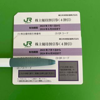 ジェイアール(JR)のJR東日本株主優待割引券　2枚(その他)