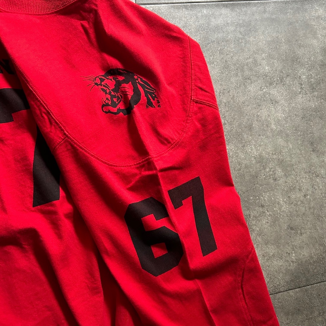 Ralph Lauren(ラルフローレン)の90s ラルフローレンポロジーンズ フットボールtシャツ M ナンバリング メンズのトップス(Tシャツ/カットソー(七分/長袖))の商品写真