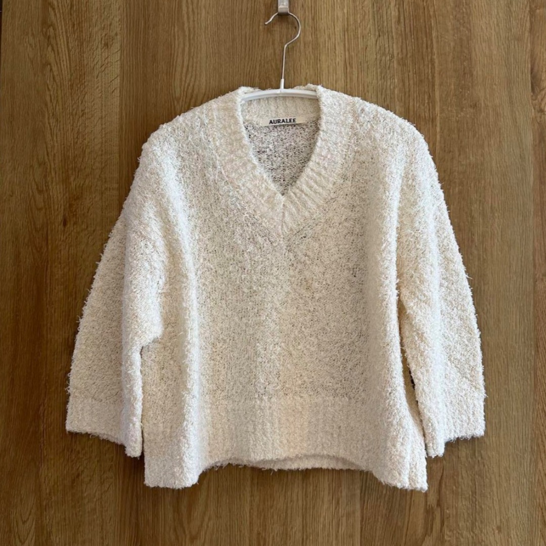 AURALEE(オーラリー)のAURALEE／LINEN COTTON MOLE KNIT レディースのトップス(ニット/セーター)の商品写真