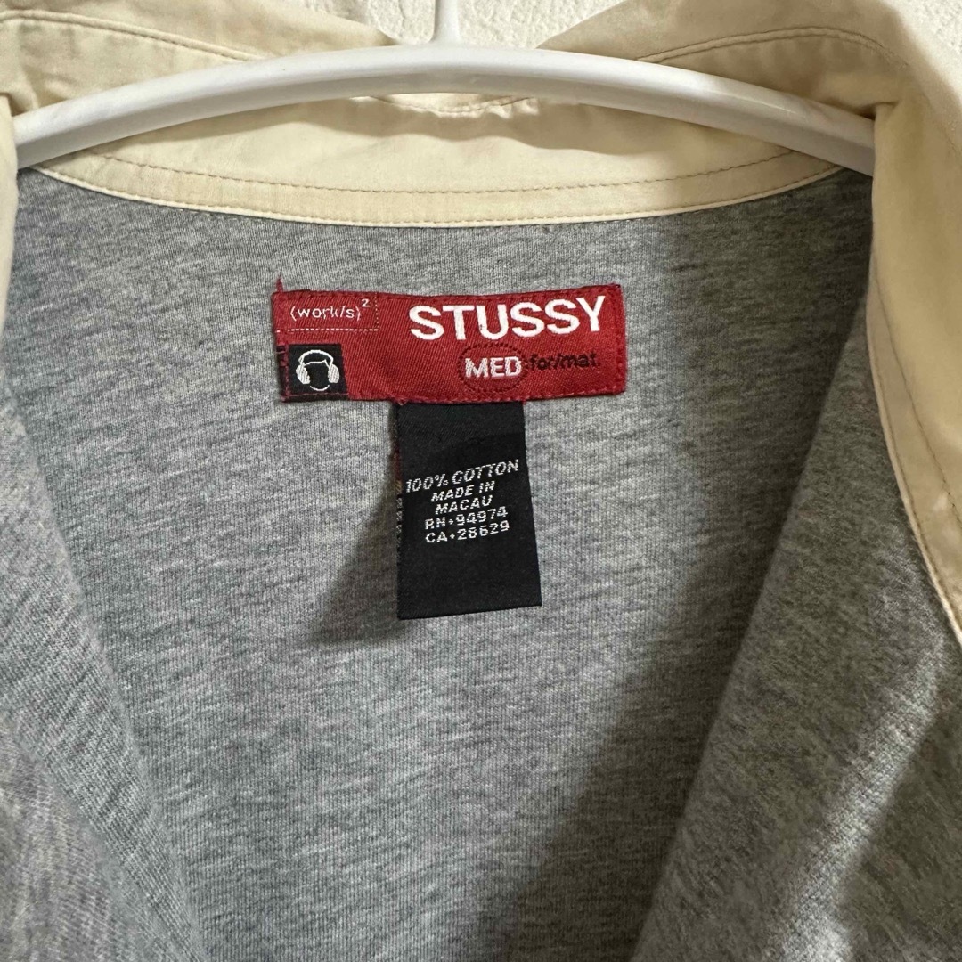 STUSSY(ステューシー)のステューシー　stussy シャツ　白シャツ　oldstussy 赤タグ メンズのトップス(シャツ)の商品写真