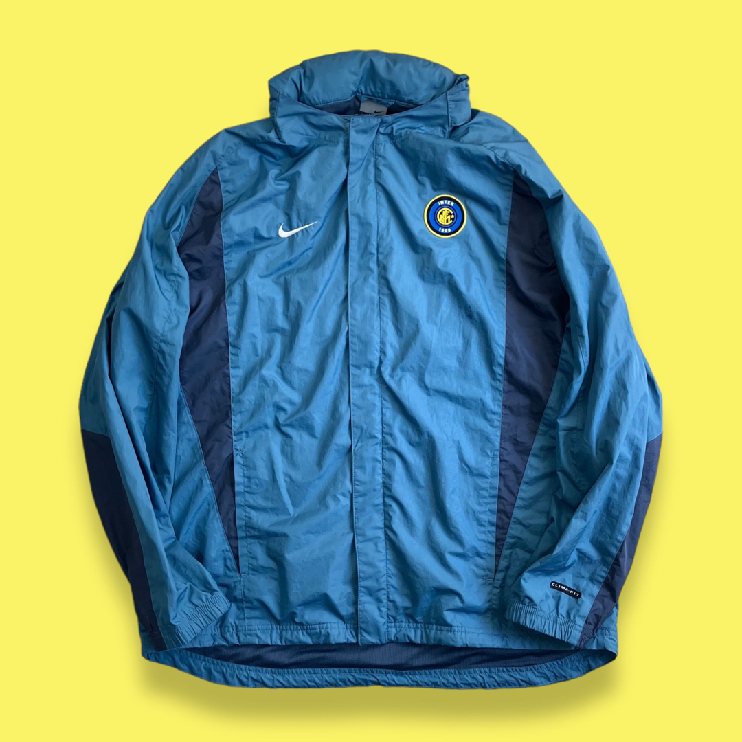 NIKE(ナイキ)の00s NIKE ナイキ インテル ナイロンジャケット サッカー フットボール メンズのジャケット/アウター(ナイロンジャケット)の商品写真