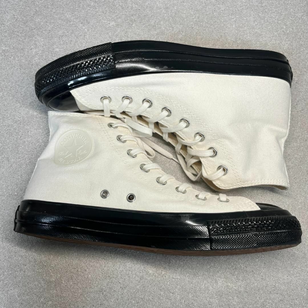 CONVERSE(コンバース)のコンバース 26cm オールスターUSブラックボトムハイ ホワイト/ブラック ♫ メンズの靴/シューズ(スニーカー)の商品写真