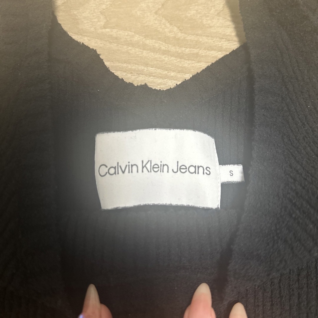 Calvin Klein(カルバンクライン)のカルバンクラインジーンズ　タンクトップ　カーディガン　アンサンブル レディースのトップス(ニット/セーター)の商品写真