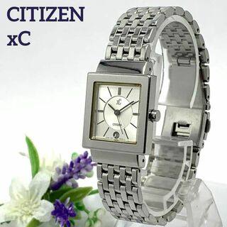 シチズン(CITIZEN)の322 稼働品 CITIZEN xC シチズン レディース 時計 スクエア 人気(腕時計)