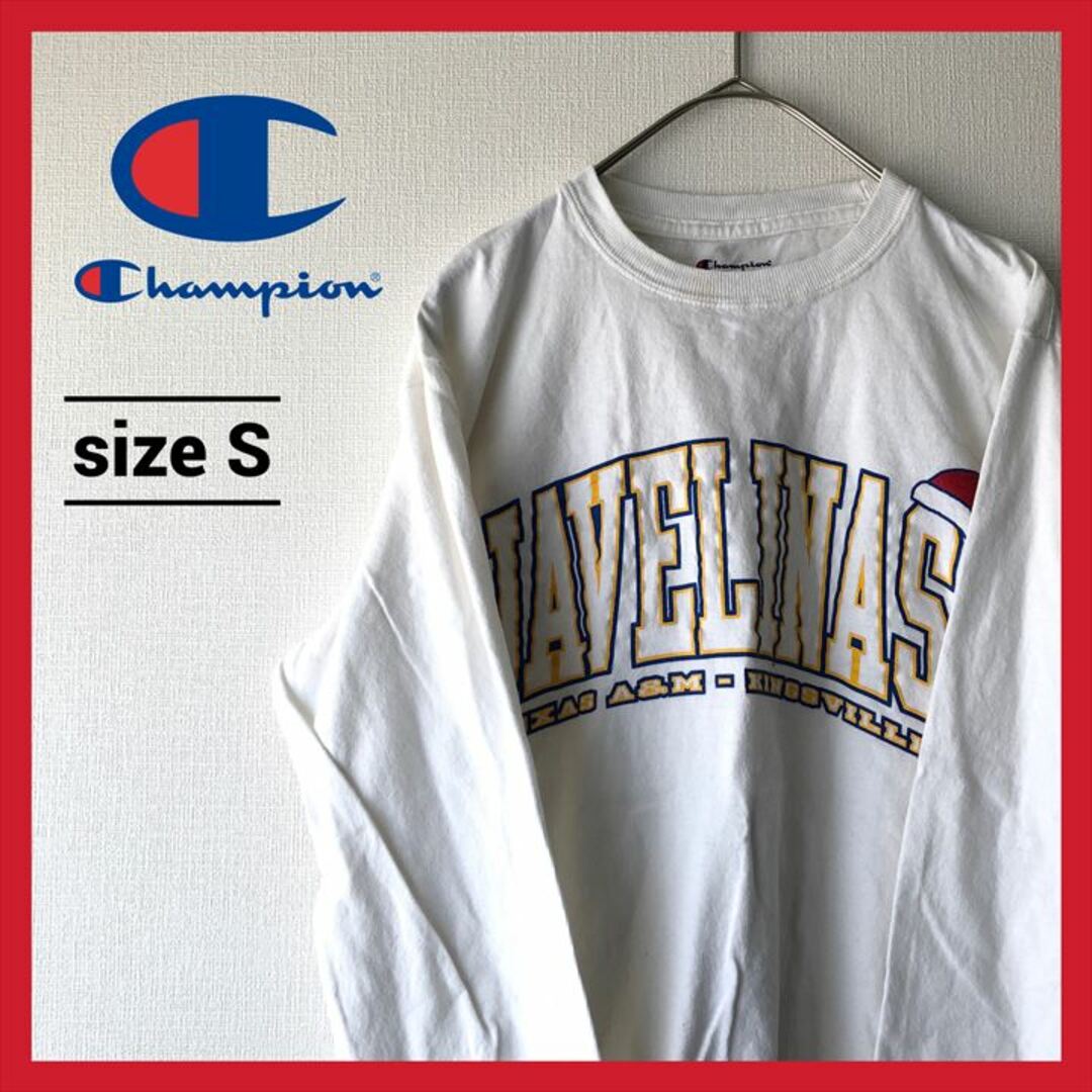 Champion(チャンピオン)の90s 古着 チャンピオン ロンＴ ベースボールチーム 野球 Ｓ  メンズのトップス(Tシャツ/カットソー(七分/長袖))の商品写真