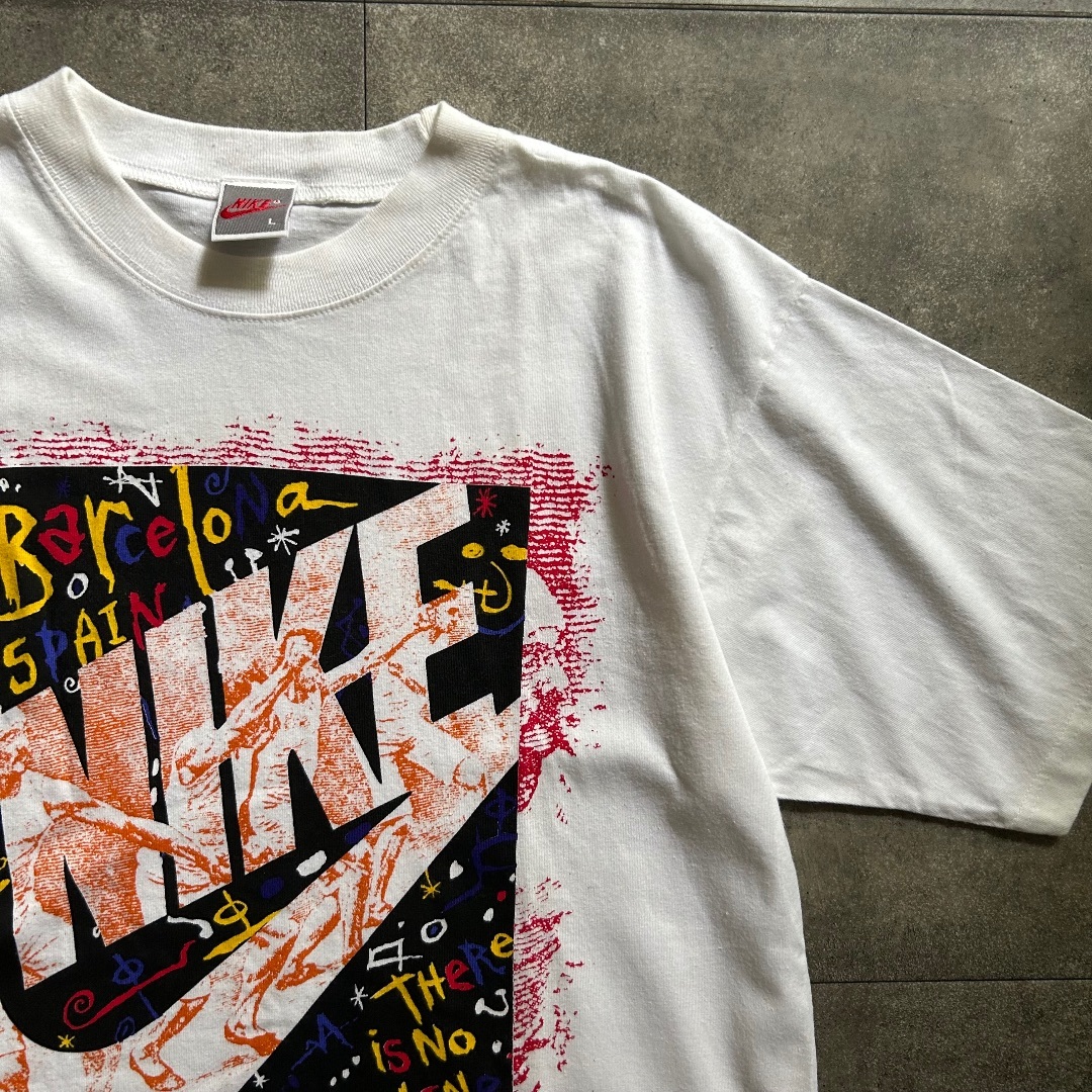 NIKE(ナイキ)の90s NIKE ナイキ tシャツ ホワイト L 銀タグ メンズのトップス(Tシャツ/カットソー(半袖/袖なし))の商品写真